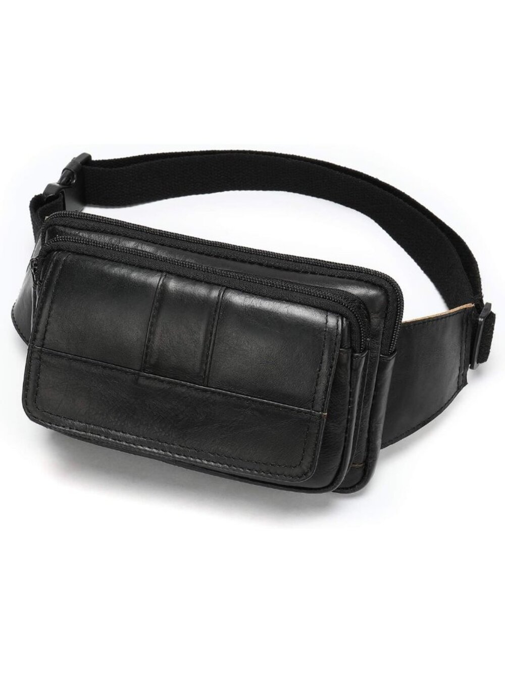 Genuine Leather Fanny Pack for Men & Women | Stylish Sling Waist Bag for Travel